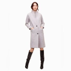 Aritzia Wilfred Dujardin Jacket- Merino Wool Women's Jacket- Grey- XXS